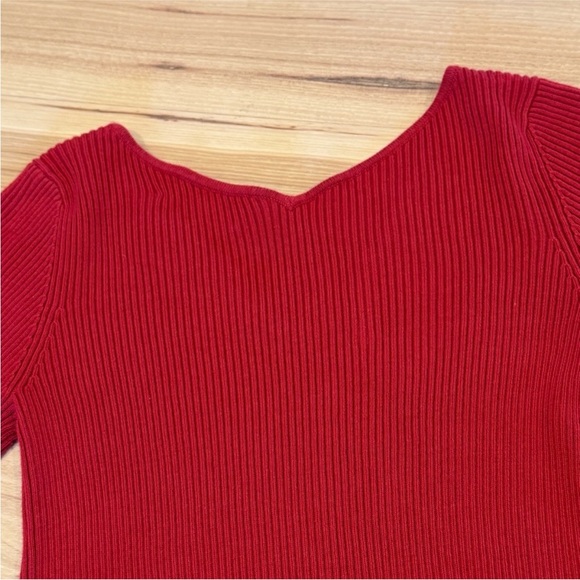 Ralph Lauren 90s Ribbed V-Neck Sweater - Picture 13 of 15
